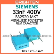 SIEMENS 33nF 400V Metallized Polyester Film Capacitor MKT
