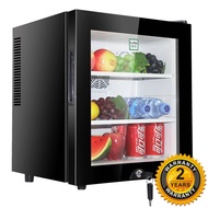30L refrigerator mini freezer fresh cabinet glass door refrigerated freezer