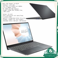 MSI Modern 14 B11M is a Lightweight Stylish Laptop 11th Gen Intel Core i5-1155G7 up to 4.50GHz Turbo