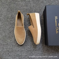 Massimo Dutti Leather Flat Bottom Lazy Shoes Loafers