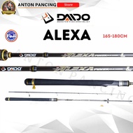 Fishing Rod Daido Alexa &amp; Alexa JS 165 180 cm 6-14 7-15 8-17 10-20 New Ring Fuji Slim O Power Solid Carbon Dan