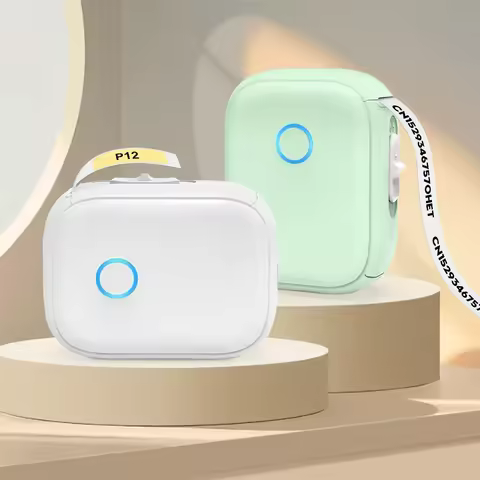 Marklife P12 Thermal Printer Bluetooth Sticker Printer Portable Mini Label Printer Machine P12 Inkle