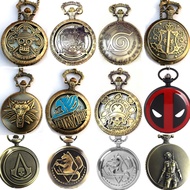 Black Butler Pocket watch Sebass Attack on Titan Pirate Pocket watch Anime Pocket watch Digital watc