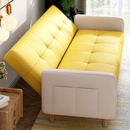 Sofa Bed Nordic Fabric Foldable Dual-purpose Simple Single Small Sofa Bed
