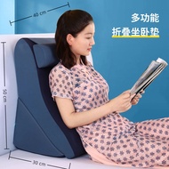 Wedge Pillow for Sleeping, Foldable Bed Wedge Pillow Set, Orthopedic Memory Foam Triangle Pillows We