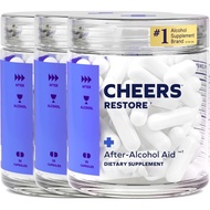 CheersRestore|SupplementwithDHM+L-Cysteine|FeelBetterAfterDrinking&SupportYourLiver|36Doses|Dihydrom