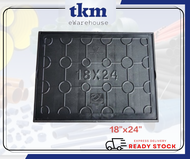 [TKM] SEWERAGE MANHOLE COVER MAN-HOLE FIBRE Sewerage Manhole Cover & Frame 18” (L) x 24” (W)