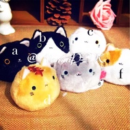 Lucky Cat Doll Neko/ Atsume cat backyard cat meow collection dango mochi plush Toy Xmas Gift