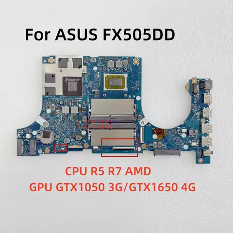 FX505DD For ASUS FX505DT FX95DT FX705DD FX705DT TUF Gaming Laptop Motherboard CPU R5 R7 AMD GTX11050