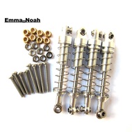 4Pcs  Damper for  C14 C24 MN D90 D91 D99S RC Car Accessories,Silver