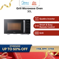 Midea MMO-EG930MX Grill Microwave Oven, 30L