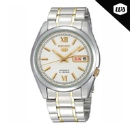 [Watchspree] Seiko 5 Automatic Two-Tone Stainless Steel Band Watch SNKL57K1