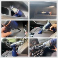 80000Pa Car Vacuum Cleaner Wireless Charging Compressed Air Handheld High-Power with HEPA Filter for Home Office Car