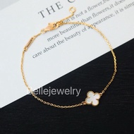 Van Cleef & Arpels bracelet 白貝母單花手鏈 VCA mini 單花四葉草手鏈
