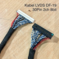 Cable LVDS DF19 30 Pin 2ch 8bit DF-19 Dual Channel 30P 8 bit