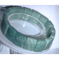 Kristal Semulajadi Amazonite Gelang (Papan) / Natural Crystal Amazonite Bracelet Papan 16mm 天然老矿天河石手