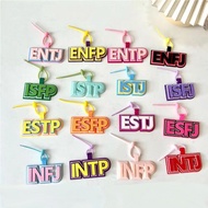 16 Type Letter Personality Keychain MBTI Series Pendant Creative Gift