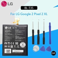 แบตเตอรี่ LG Google 2 Pixel 2 XL Battery BL-T35 3520mAh Original แบตเตอรี่โทรศัพท์ + เครื่องมือฟรีA