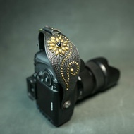 相機背帶/手帶單反相機規格-復古黑/螺柱設計