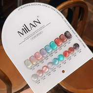 Set Cateye Milan 9 สี ชาร์ทโค้ง No.03 สีเจล เล็บเจล