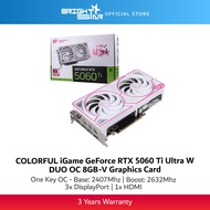 COLORFUL iGame GeForce RTX 5060 Ti Ultra W DUO OC 8GB-V Graphics Card
