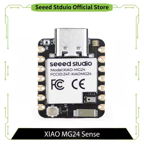 Seeed Studio XIAO MG24 Sense Silicon Labs EFR32MG24, Matter® Native over Thread/BLE 5.3,Arduino,1.95