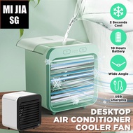 2-in-1 Portable Aircon Mini Air Cooler Air / Portable Aircon Fan USB Cooler