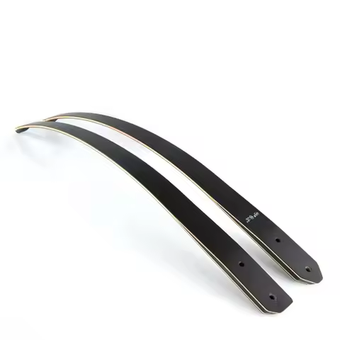 A Pair 25-60LBs Black Hunter Takedown Recurve Bow Limbs 60inch for Right and Left Hand Archery Repla