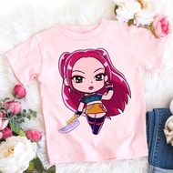 Kpop Demon Hunters Tiger Kids shirt teen Grunge korean clothes aesthetic t shirt Grunge Gothic Graph