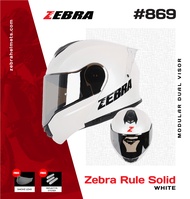 Zebra 869 Modular helmet Motorcycle Full Face Helmet dual visor Modular helmet