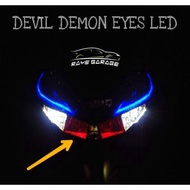 Devil Demon Eye Eyes Led 6 Titik Vario Beat Nmax Aerox Super Terang