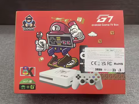 New Dual System TV Game BOX G7 8K 3D Arcade Games Player 36000+ Games 64g Retro Classic Game Consol 