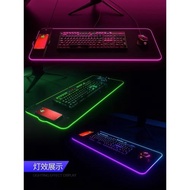 ALIENWARE外星人無線充電鼠標墊RGB發光電競游戲快充桌墊電腦墊