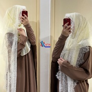 3m New style French long tail elegant veil Lace white veil Brides wedding veil flower beauty veil br