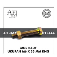 M6 X 35 MM NUT AND BOLT CHEAP (PRICE PER PCS)