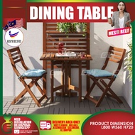 Folding Table Outdoor Table 80CM X 56CM / Garden Set / Meja Makan Santai Luar / Pool Side Set / Outdoor Set by IFURNITURE