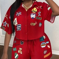 Slaydiva 2025 New Arrival Casual& Vacation Style Women Leisure & Street Style Two Pieces Outfit With