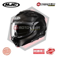 HJC F100 SOLID CARBON BLACK MODULAR HELMET