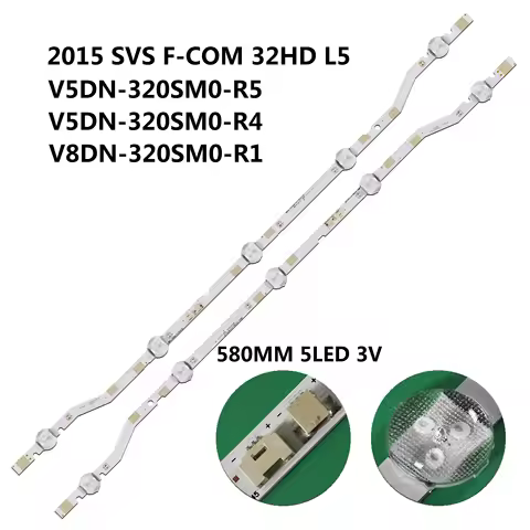 NEW 580MM 5LED LED 2015 SVS F-COM 32HD L5 For UE32J4500AK UE32J4000AK UE32J4500 UE32J4515 UE32J4510