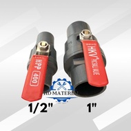 1/ 2" 1" Stop Valve 1/ 2" 1" Ball Valve Rubber Coated Iron Handle Stop Valve Iron Handle Ball Valve/