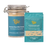 Lilo Premium Ikan Bilis Powder - Combo Bottle &amp; Refill Set (50g + 55g)