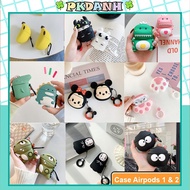 Protective cover for Airpods headphones made of flexible Silicone, Case for Airpods 1, Airpods 2 i11