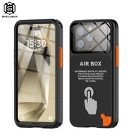 ShellBox สำหรับ Iphones 12/12Pro/13/13Pro/14/14Por/15/15Pro[6.1นิ้ว] IP68เคสโทรศัพท์กันน้ำ