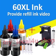 HP 60 ink  HP60 ink HP60XL refillable ink Compatible for F2480 F2420 F4480 F4210 F4213 F4235 F4240 F