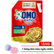 Nước giặt OMO Matic hương Comfort 3.6 kg - máy giặt cửa trên tặng 1 bông tắm màu ngẫu nhiên