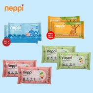 NEPPI Baby Wipes B1G1 | Newborn Baby Hand & Mouth Antiseptic Antibacterial Non-Alcoholic Wet Tissue 