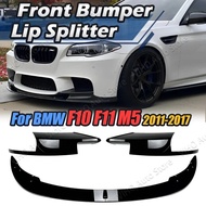 Front Bumper Separator Bumper Lip Canard Fog Lamp Grille Body Kit Separator For BMW F10 F11 M5 2011