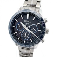精工 Astron 5X 系列 GPS 太陽能手錶 SBXC001 銀藍色錶盤 SEIKO