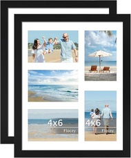11x14 Collage Picture Frame Displays 5Pcs 4x6 Photos with Mat or 1Pcs 11by14 Picture without Mat for