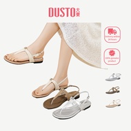 DUSTO Sandals Women 2025 Summer Flip-Flops Sandals Slippers Flat  DW25X0716A
